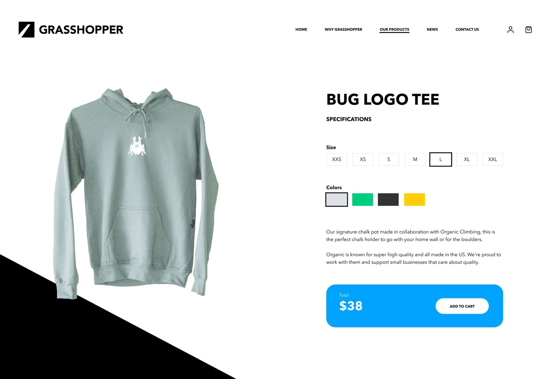 Bug Logo Tee product page