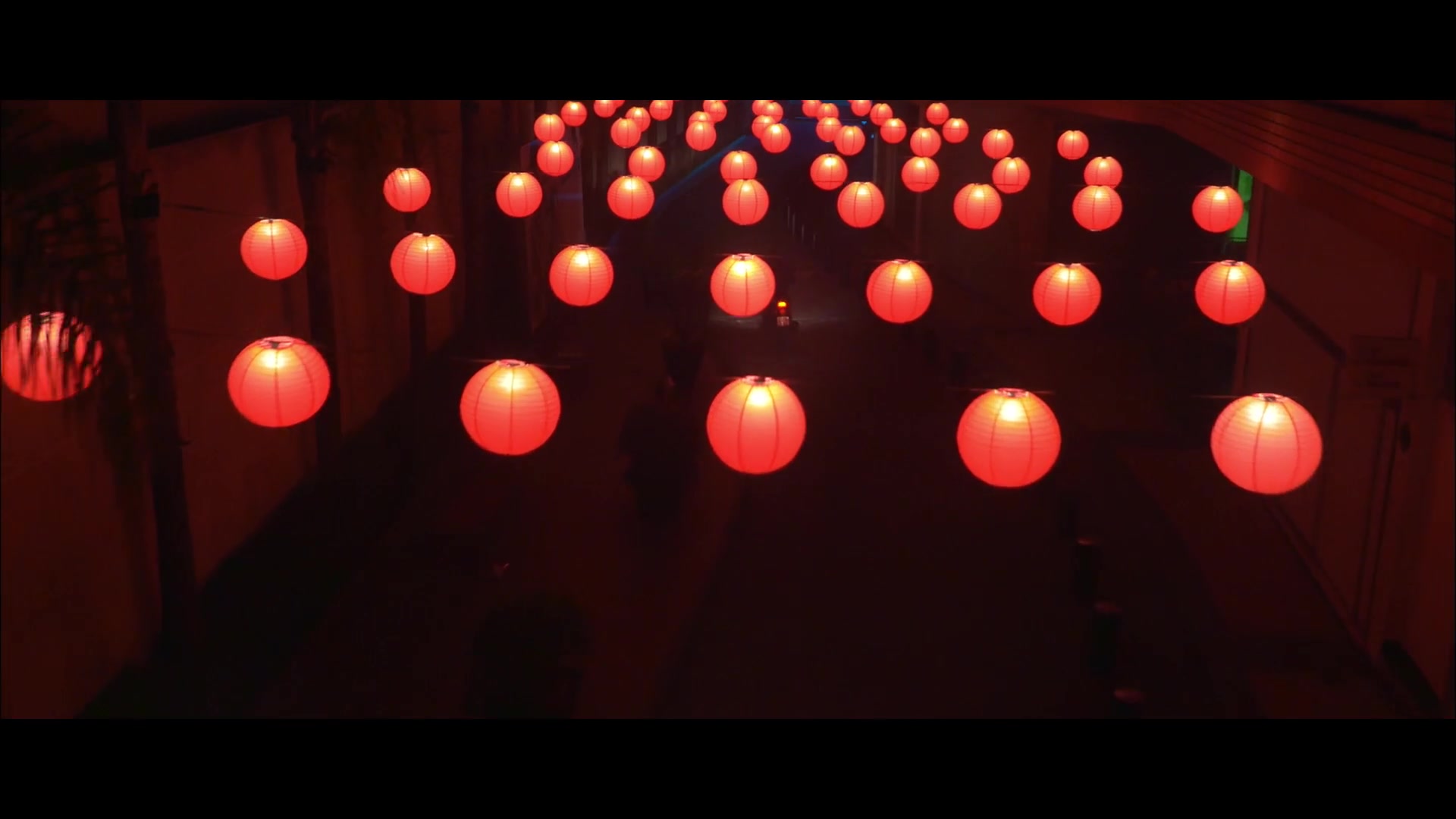 Riding under red lanterns