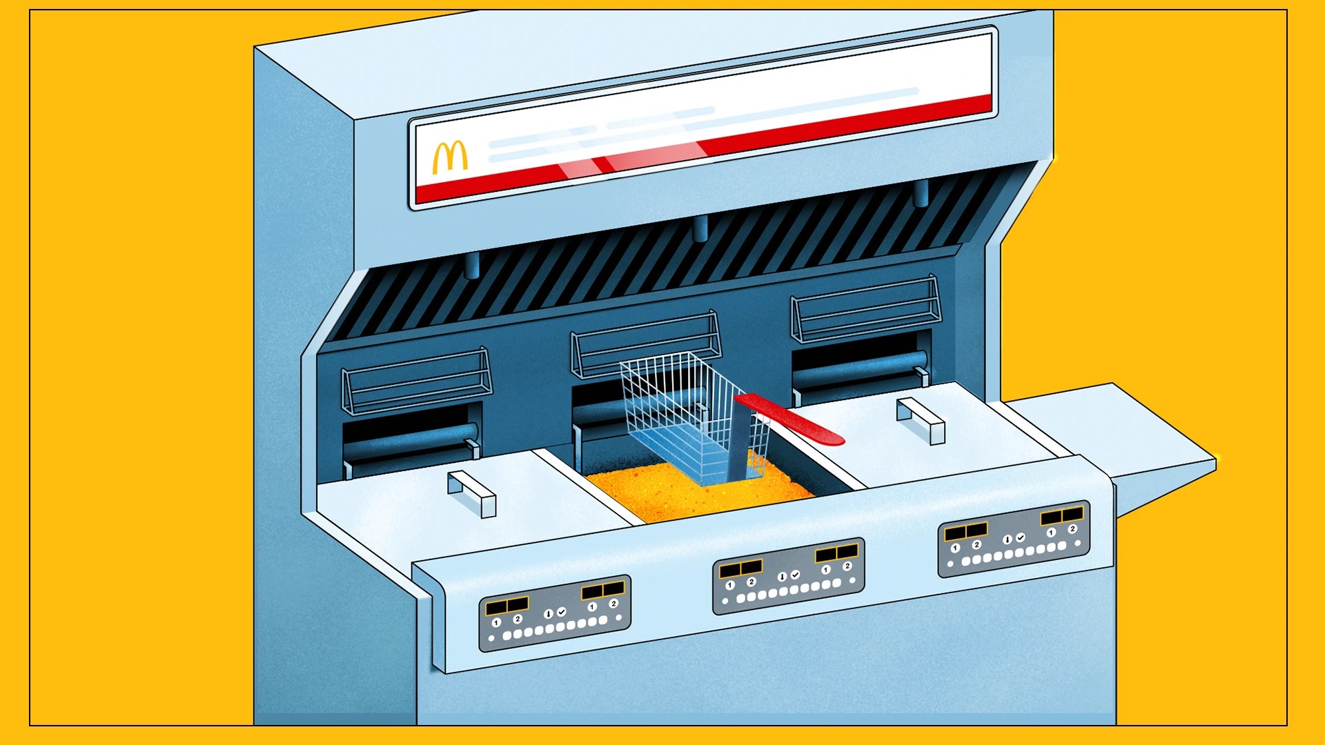Isometric fryer station