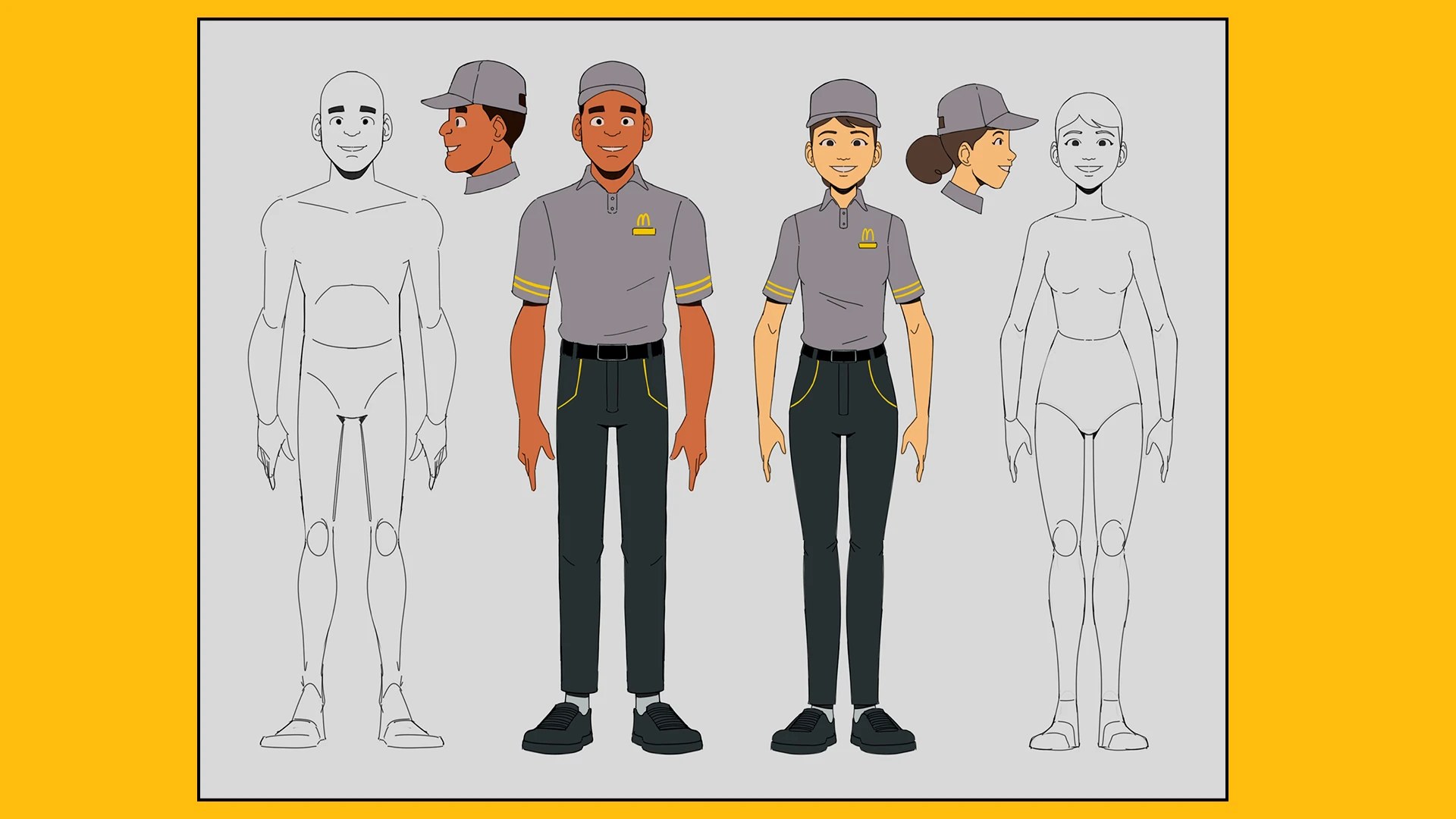 Character turnaround sheet
