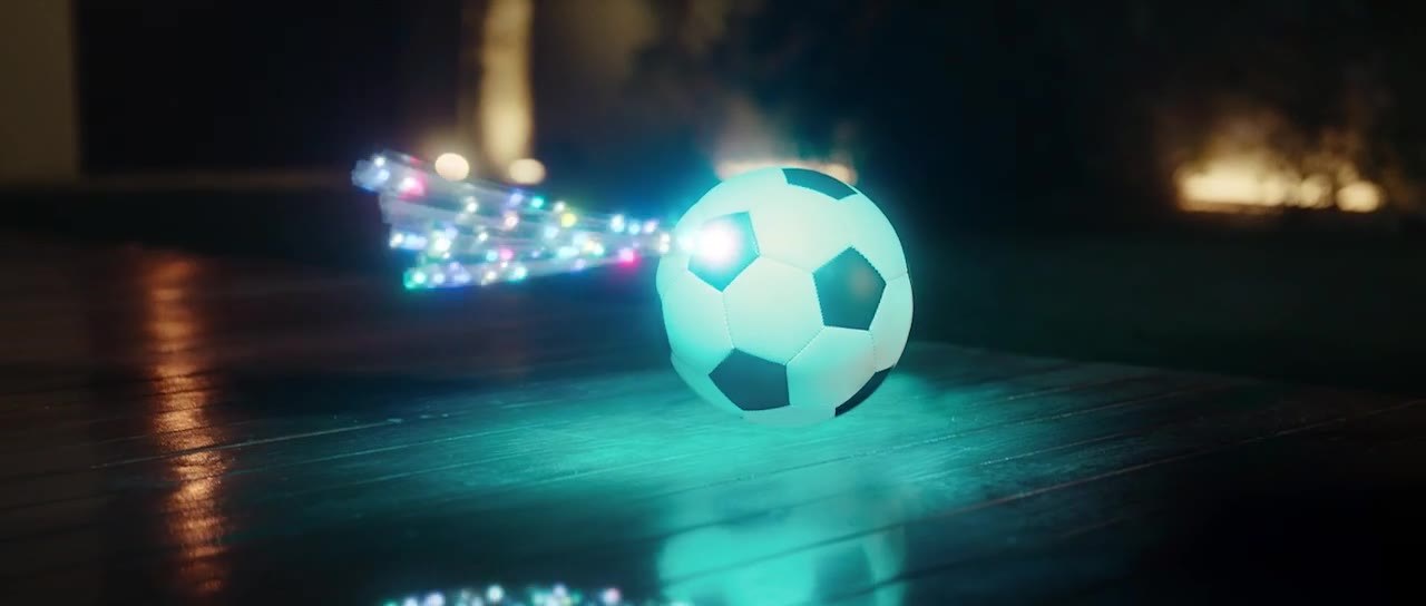 The glowing ball, a World Cup finish