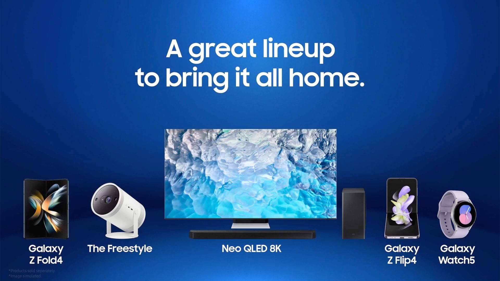 The full Samsung lineup