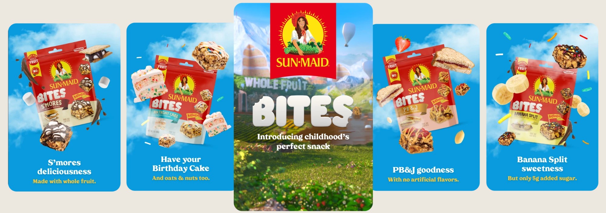 Sun-Maid Bites — childhood's perfect snack