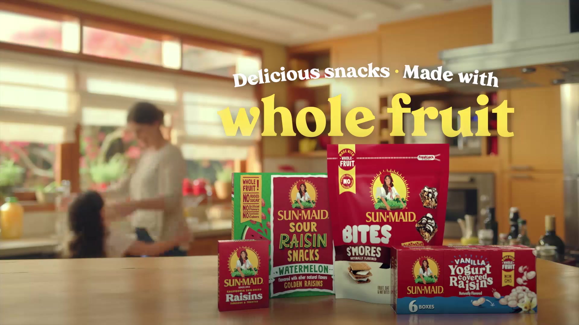 The Sun-Maid whole-fruit lineup