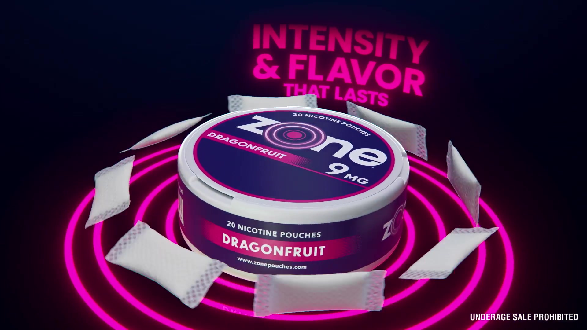 Dragonfruit, on magenta rings